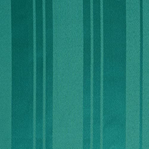 Image of 213 cm (7 ft) Waterproof Shower Curtain With Eyelets | Window Polyester Fabric Strips Design | Dark Green colour | (Pack of 2) | Waterproof fabric Bathroom Shower Curtain | 213 L x 121 W centimeters