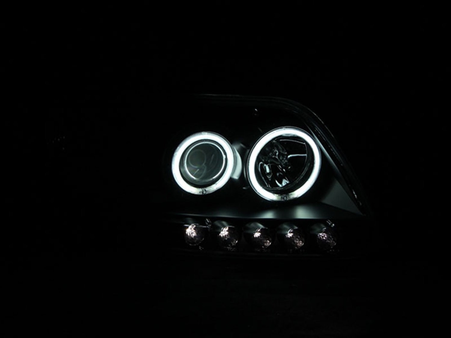 Amazon.com: Anzo USA 111097 Ford F-150 Black Clear Projector