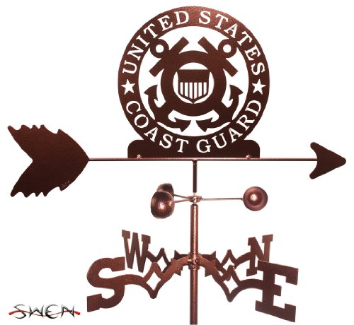 SWEN Products Armed Services US Coast Guard USCG Side Mount Weathervane
