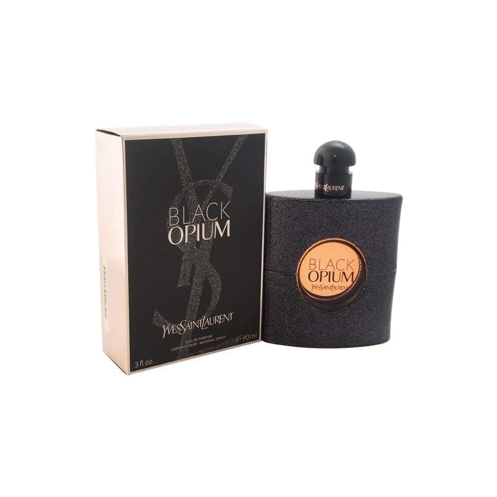 YVES SAINT LAURENT BLACK OPIUM - Agua de perfume vaporizador para mujer, 90 ml