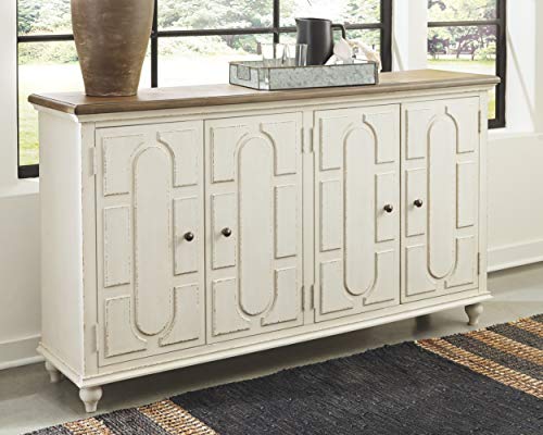 Signature-Design-by-Ashley-Roranville-French-Country-Accent-Cabinet-or-Server-White Signature Design by Ashley Roranville French Country Accent Cabinet or Server White