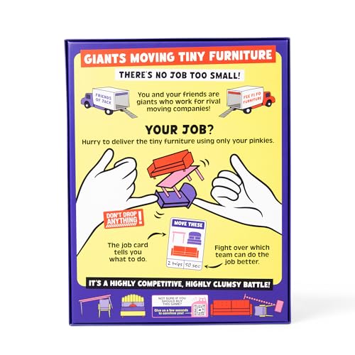Exploding Kittens presents: Giants Moving Tiny Furniture, The High Stakes Party Game For Teams, Family Game - Image 3