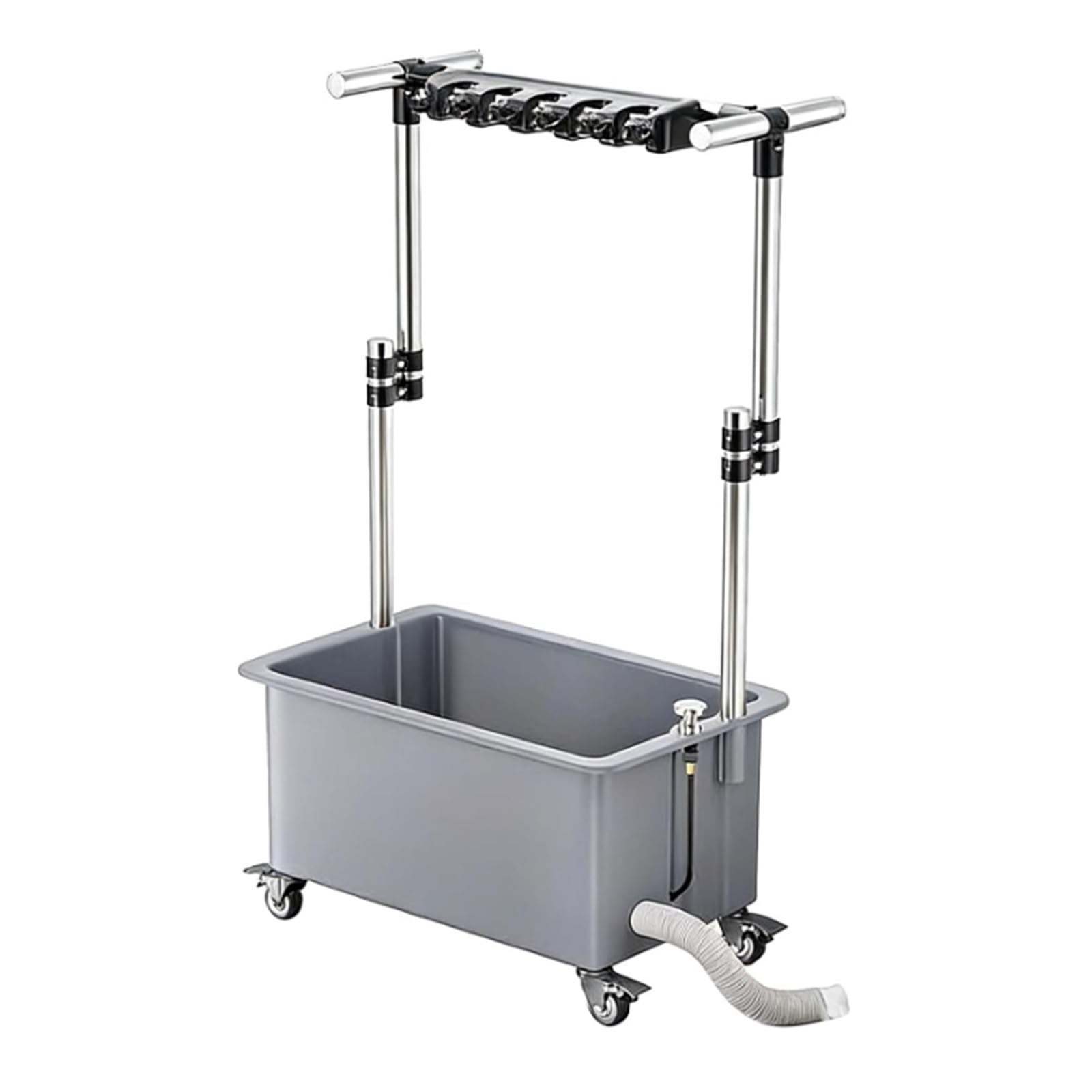 Fregadero for fregona con ruedas lavabo de plástico con drenaje integrado