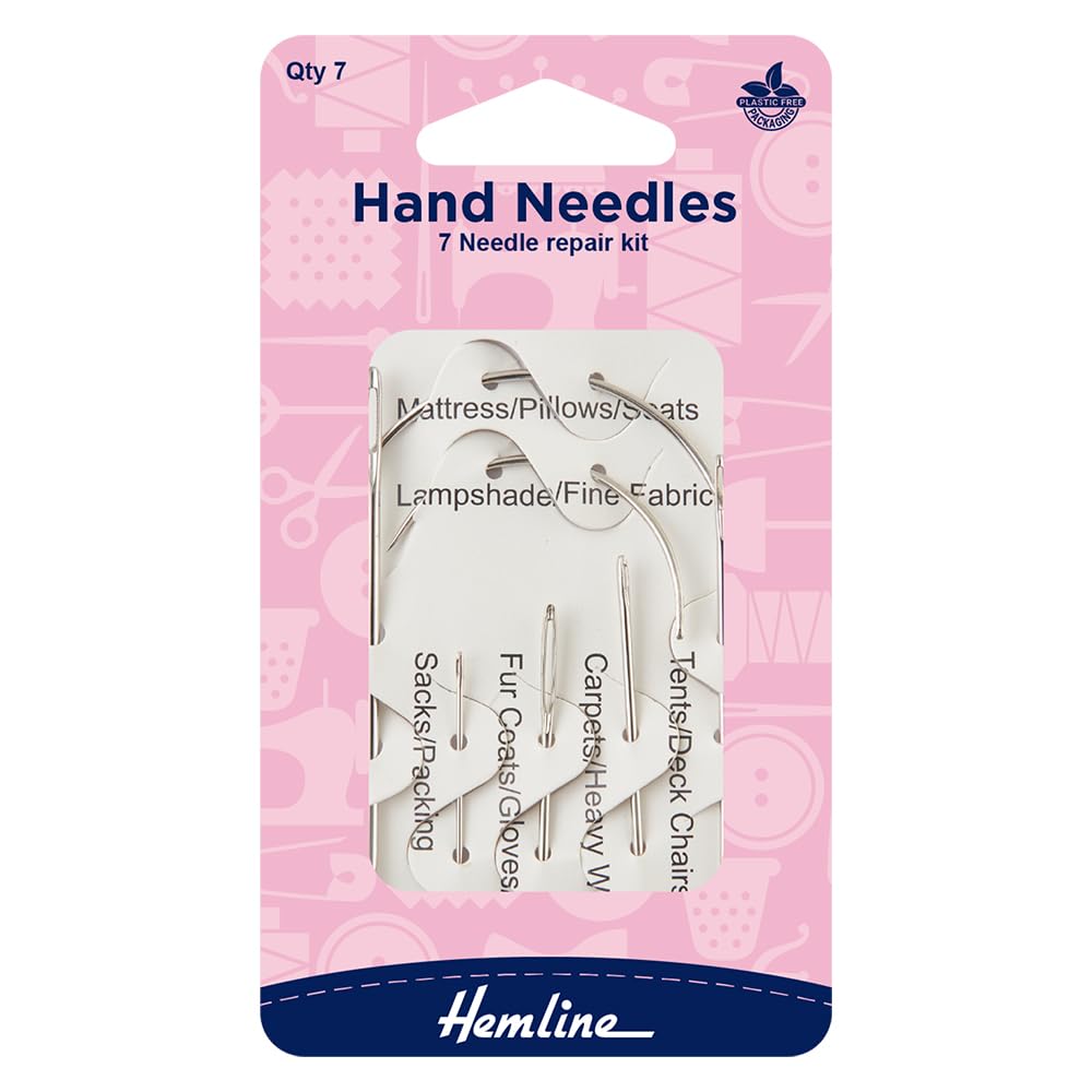 Yychan Silver Hemline H215.7 7X Repair Hand Sewing Needles Mattress/Carpet/Sail/Upholstery