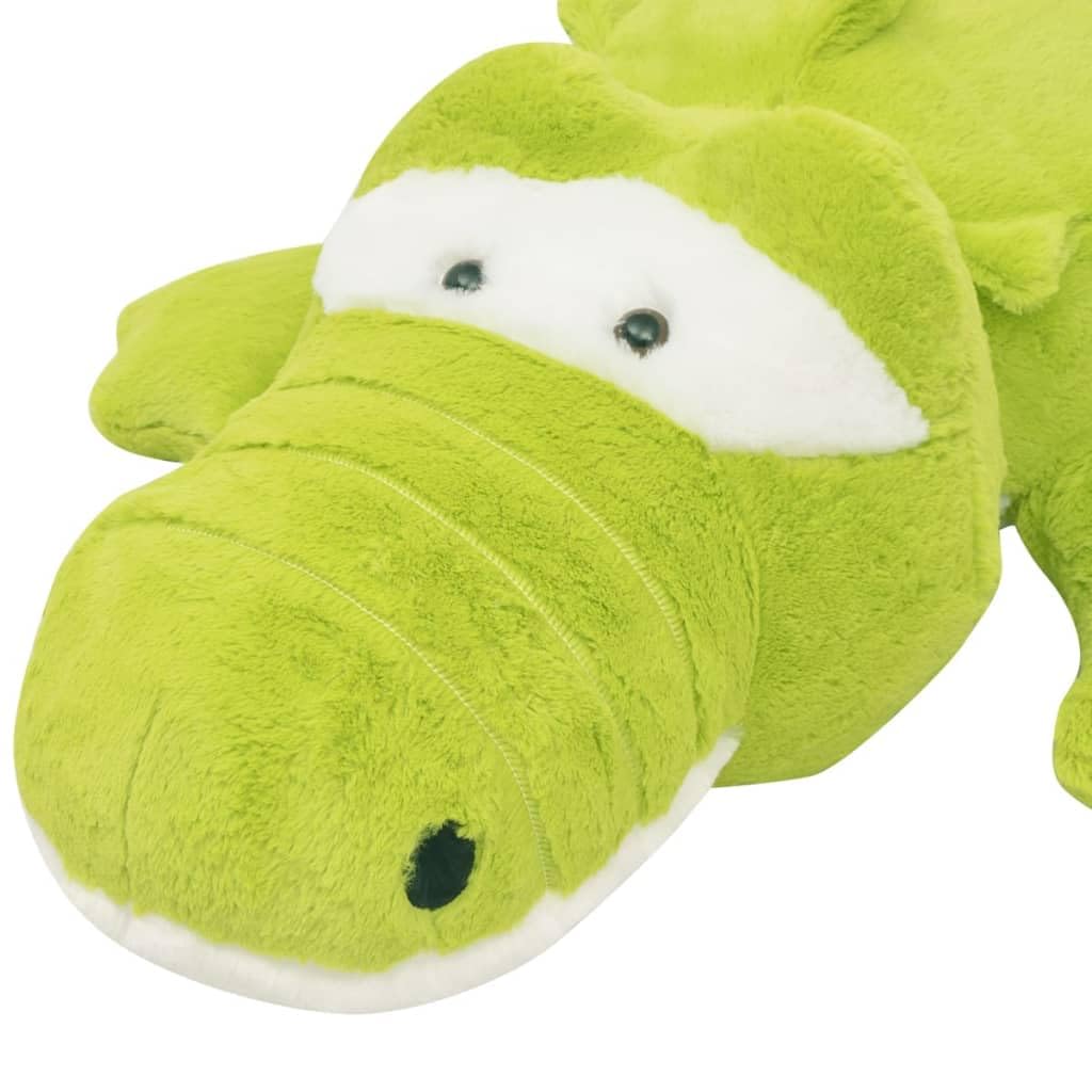 XXL Krokodil Kuscheltier Plüsch 100 cm Kinderzimmer Dekoration weiches Plüschtier Kuscheltier für Mädchen Jungen Geschenk Geburt Taufe