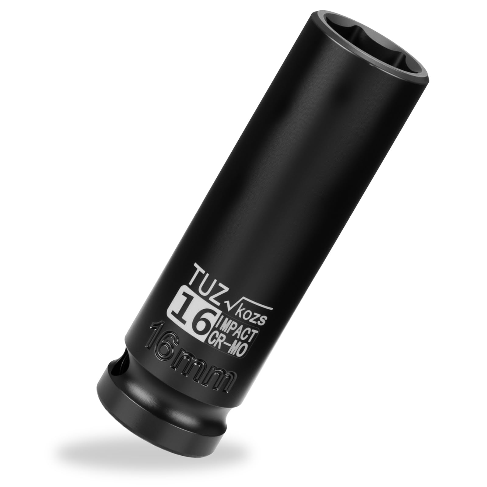 1/2 Inch Drive 16mm Deep Metric 6 Point CR-MO Impact Socket