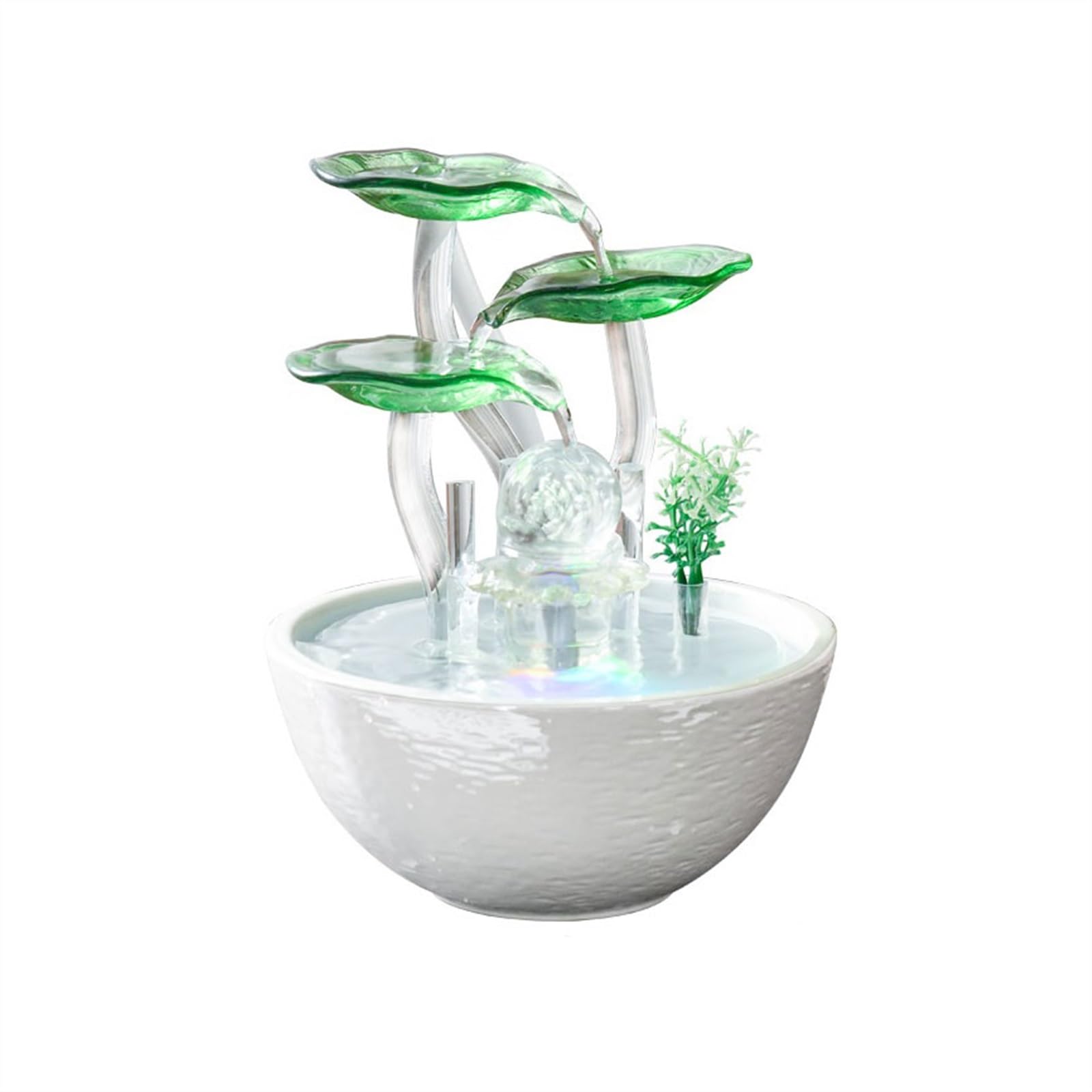 Fuente de agua cerámica para escritorio y decoración de salón moderna