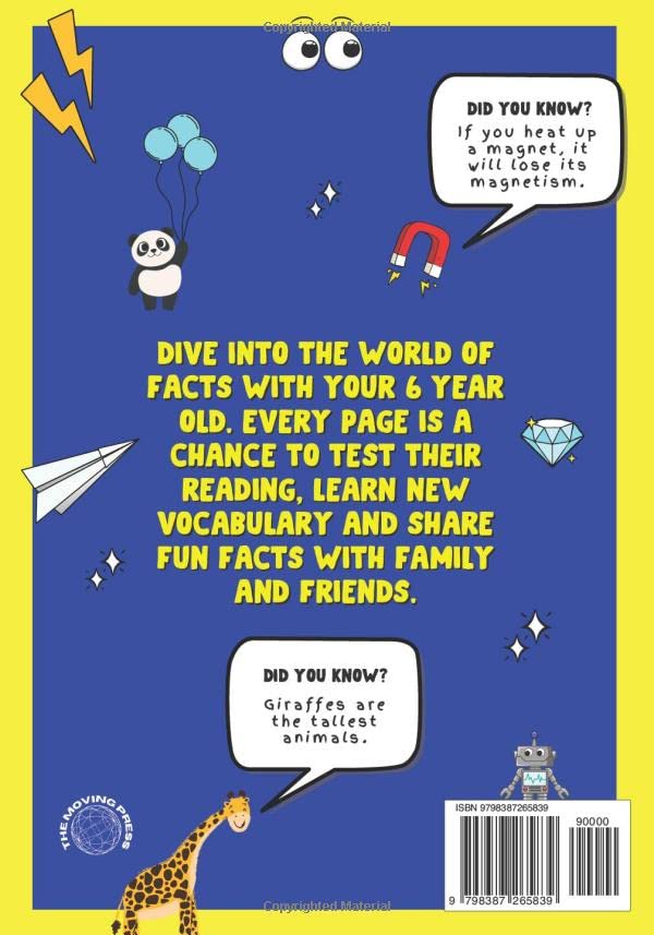 Miniatura 2 de Fantastic Facts for Curious 6 Year Olds Fun, interesting facts for 6 year olds with illustrations and interactive questions for learning. (Fantastic