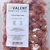  biVALENT Hühnermägen 500g Barf  Frostfleisch  Rohfleisch  Hundefutter BARFER LINE (10x500g)