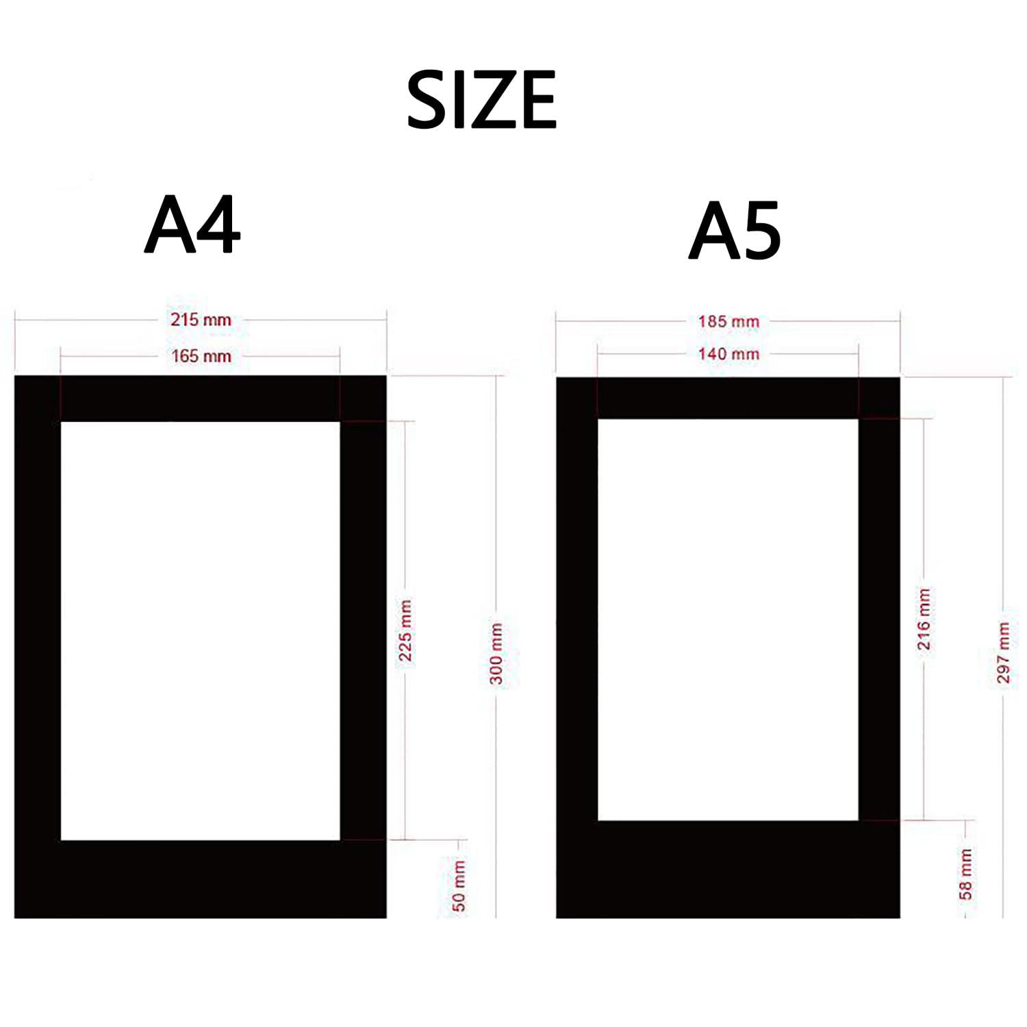 Cubiertas luminosas para menús A4/A5, cubierta transparente con ribete negro, iluminación por ambos lados/inducción automática, con materiales de PU y acrílico, para cafeterías, pubs, bares, discoteca