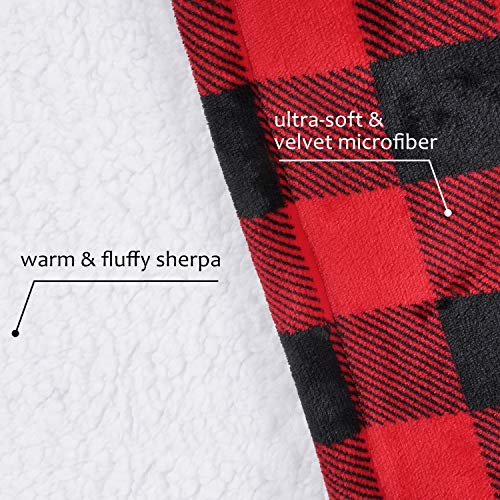 Image of Catalonia Oversized Hoodie Blanket Sweatshirt, Comfortable Sherpa Giant Pullover with Large Front Pocket for Adults Men Women Teenagers Wife Girlfriend