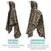Azeekoom Poncho de Lluvia Impermeable,3 en 1 Multifuncional Chubasquero Transpirable Ultrafino/Toldo Manta/Estera...