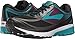 Brooks Women's Ghost 10 GTX Black/Peacock Blue/Hollyhock 9 B US
