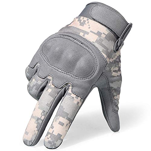 LONGHAIYUAN Guantes De Camuflaje Pantalla Táctil Lucha Dedo Duro Bicicleta Guantes De Dedo Completo Cover
