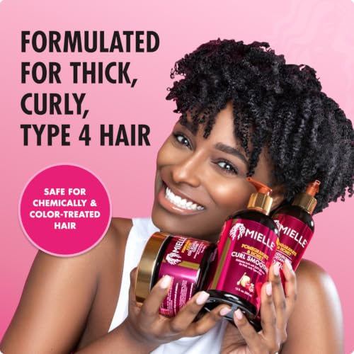 Mielle Organics Pomegranate & Honey Detangling Conditioner for Curly Hair - Deep Moisturizing Conditioner to Help Strengthen Strands, Prevents Breakage and Split Ends & Improves Hydration (12 Fl Oz)