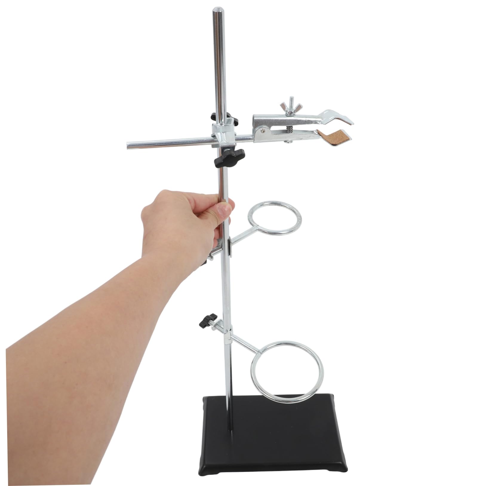 Alipis Supporto da Laboratorio in Acciaio Inox Supporto ad Anello per Attrezzature Installazione Semplice Utilizzo Versatile per Esperimenti