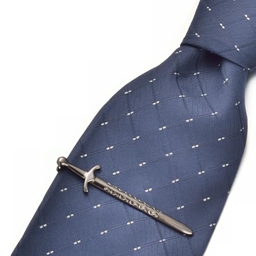 Image of Yoursfs Vintage Scottish Sword Tie Clips for Men Personalised Tie Clips Funny Sword Tie Bars Unique Cool Tie Pin for Men's Jewelry Gift
