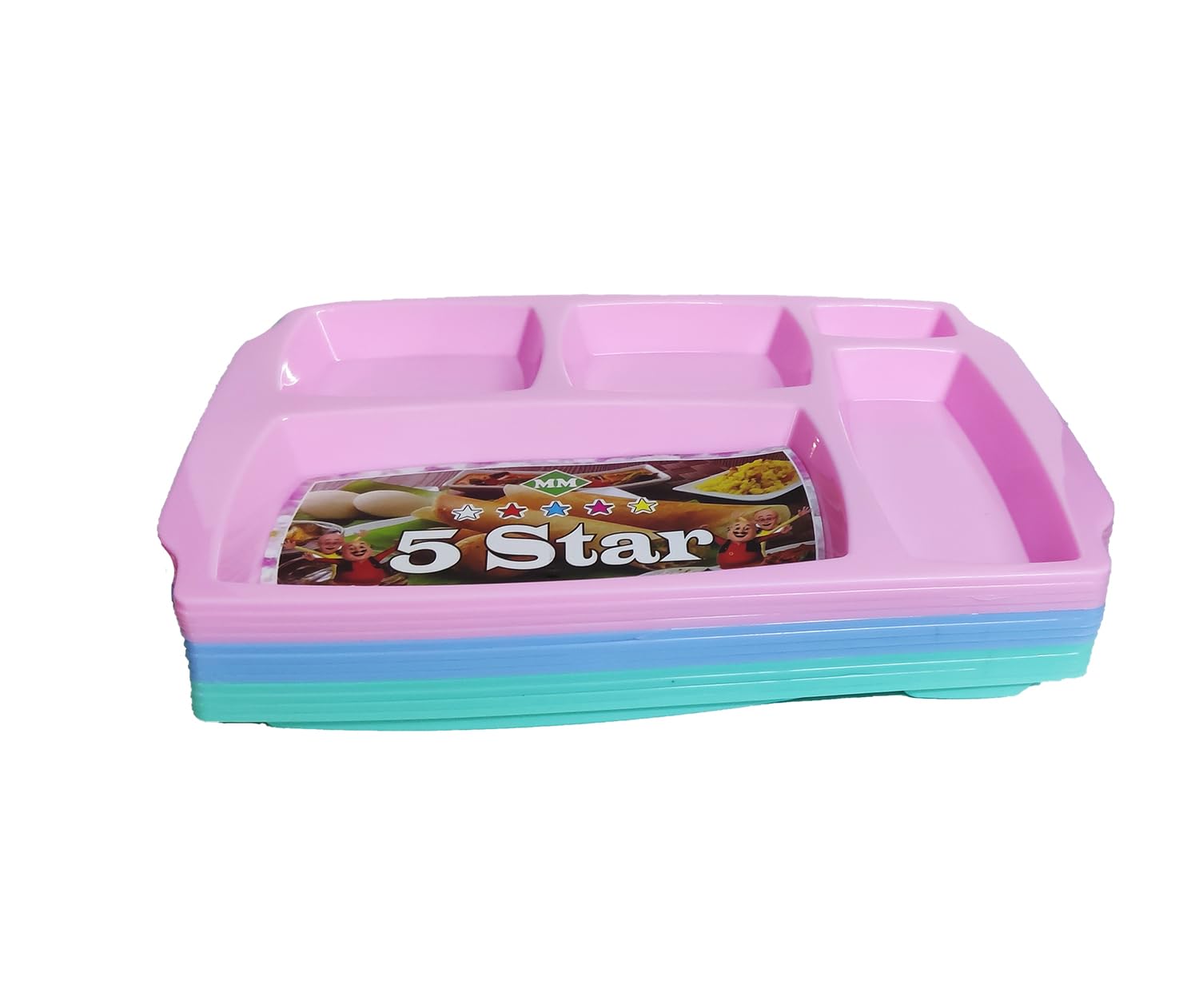 BITONA® 9 Kanjak Square Plates Best for Serving Navratri kanjak parsad and Daily use for Kids an All (9 Plates Multicolor) (B0D1238JFN) Amazon Price History, Amazon Price Tracker