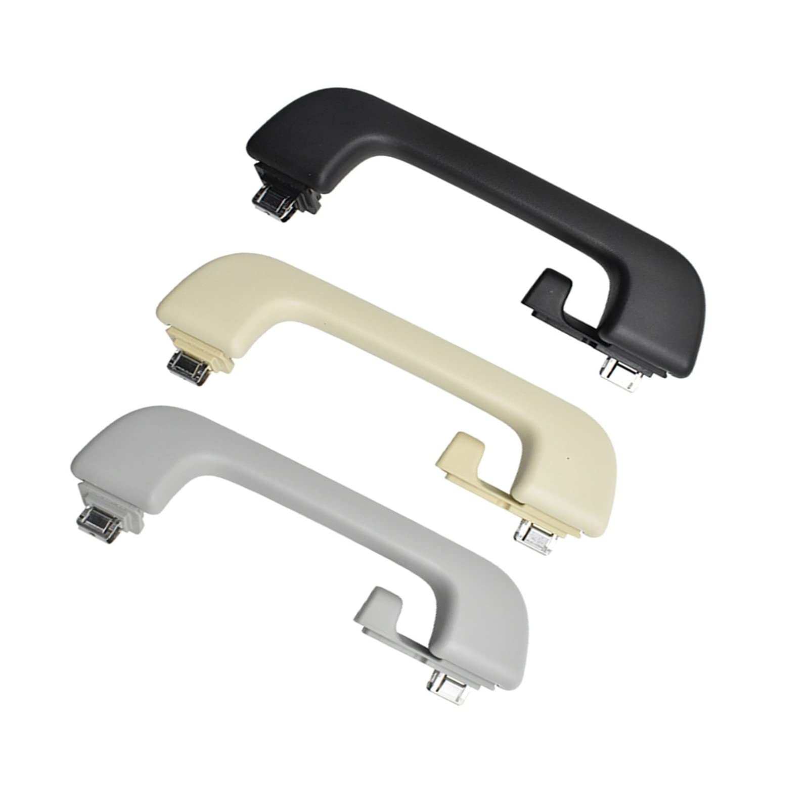 Kit 4 Pièces Poignées De Maintien Toit Intérieur Audi - Noir, Compatible A4, A5, Q3, Q5, Etc.