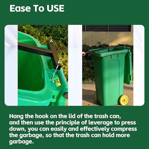 image for AFHGGZXZ Touchless Manual Trash Compactor, Manual Trash Compactor, Tra