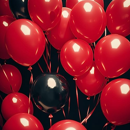 Image of 300 Pack Red Balloons 12 inch Red Latex Party Balloon Bulk for Various Party Events Decorations