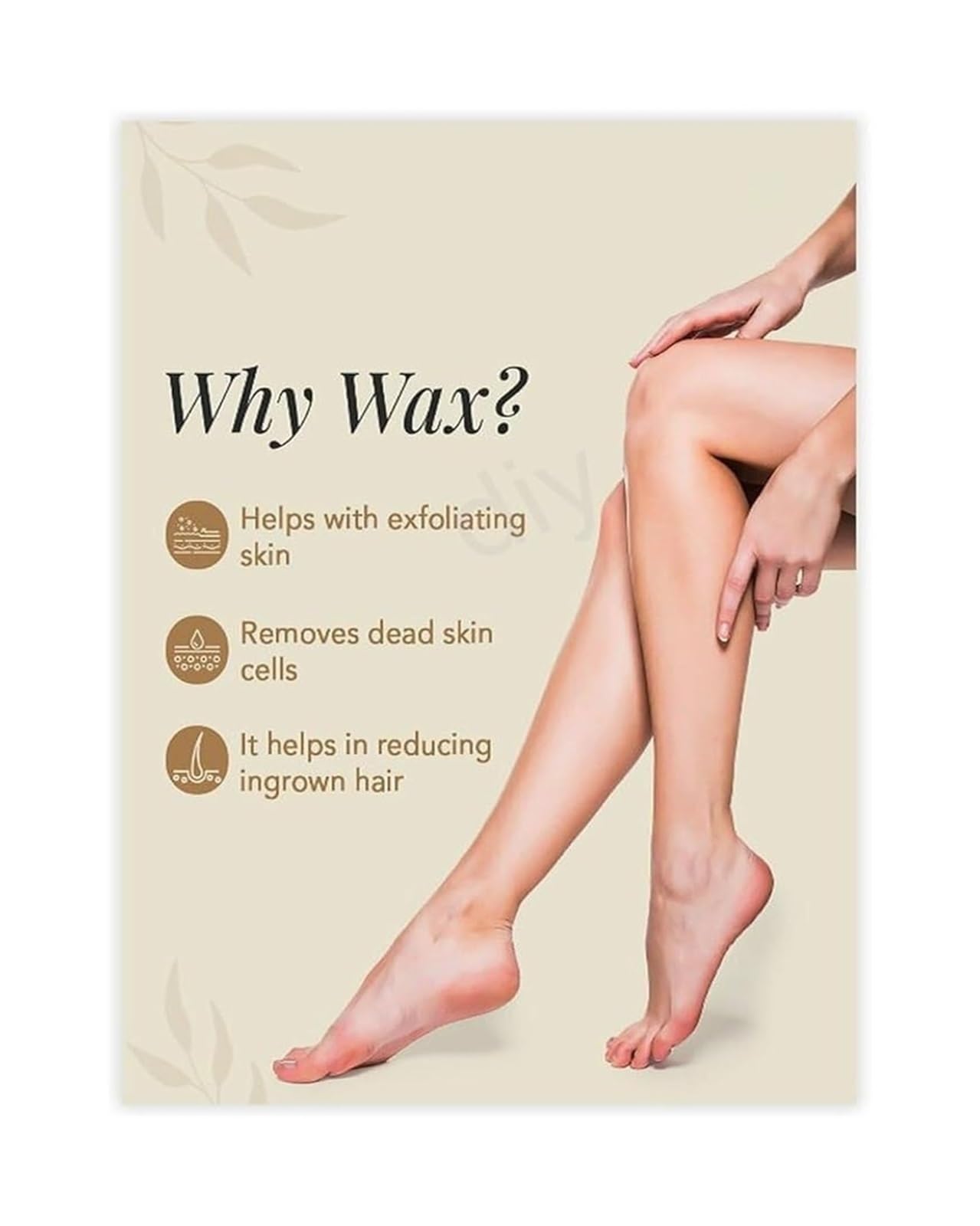 LLBOGRGGN Waxing Benefits Poster Hair Removal Educational Chart for Beauty Salon Spa Clinic Decor(Framed,12x18inch(30x45cm))