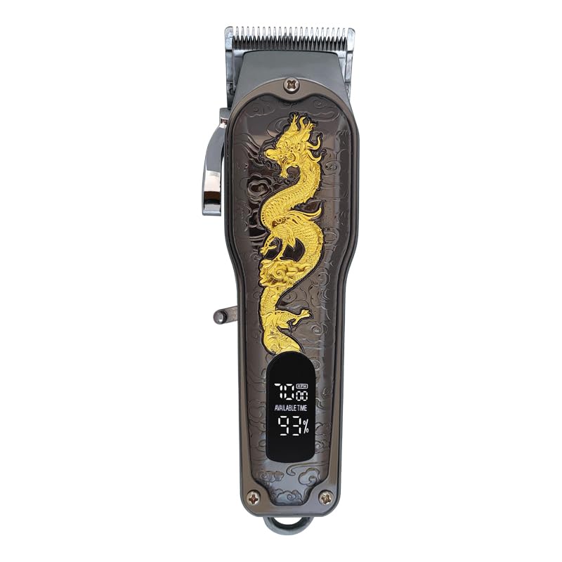 Image of NIKAI NK-1982 Salon Series Professional Cordless Hair Clippers Electric Hair Cutter Machine Kit Wireless Hair Grooming Trimmers Set, Rechargeable Li-ion Battery 2000mAh 120 mins Runtime, Design D