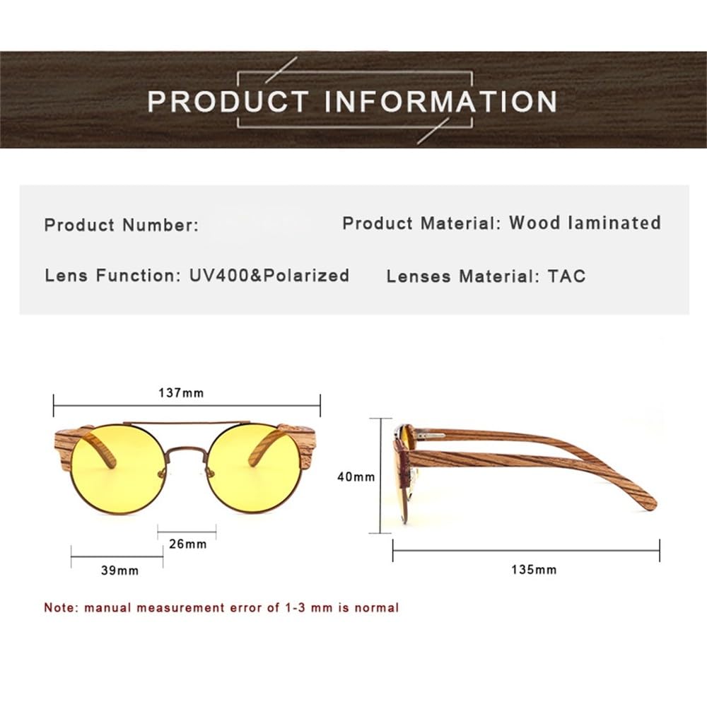 Gafas de sol laminadas de madera de bambú auténtica para hombre, sin montura, polarizadas, UV400, para mujer, estilo playero, de diseño clásico y a la moda.