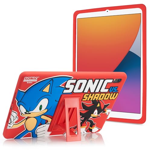 Image of Sonic Kids iPad Case - 10.9 Inch Case for iPad 10th Generation (2022) & A16 11th Generation 11 inch (2025) - Tablet Cover with Stand, Shockproof Silicone Protector
