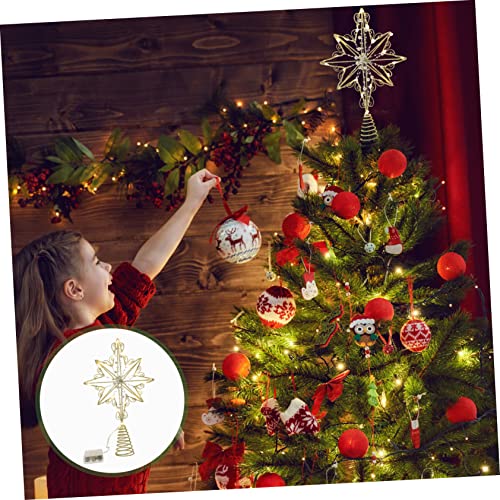 Estrella de copa de árbol de anís PRETYZOOM como obsequio de decoración para el hogar 8