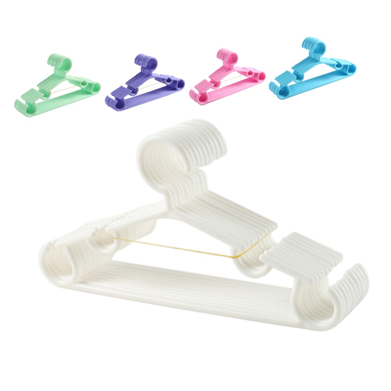 Cintres pour garçon fille Gatuida lot de 50 pièces multicolores pour dressing