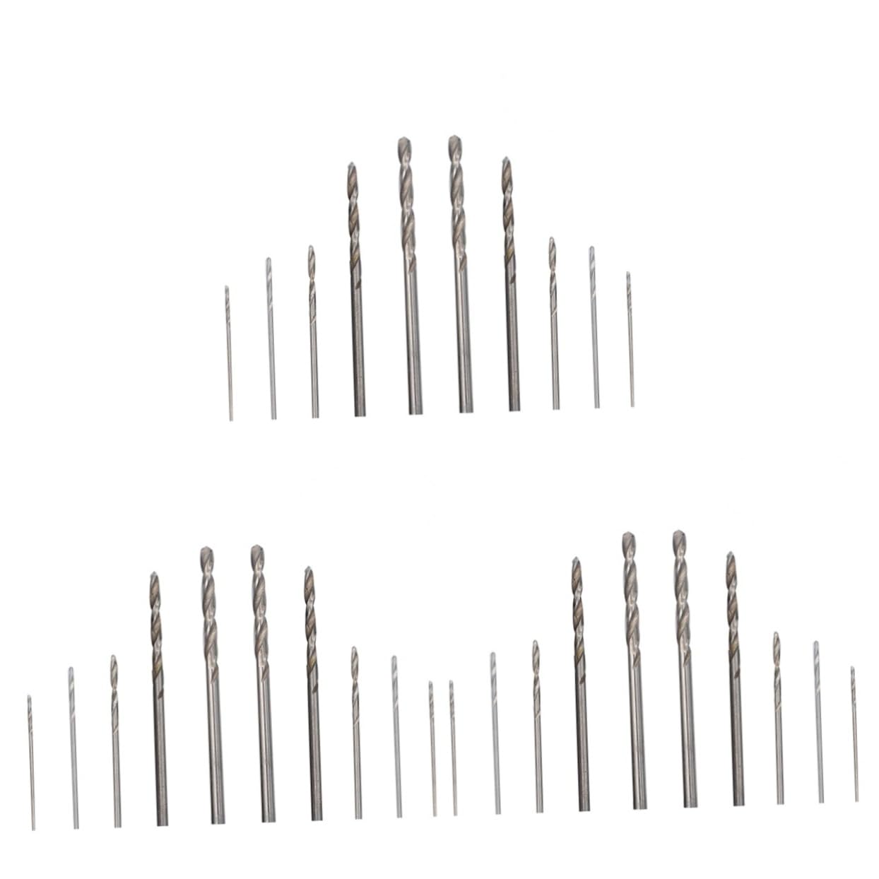 SOLUSTRE 150piezas Brocas De Precisión Para Madera y Plástico Brocas De Rápido Para Taladro Set Para Uso Proyectos De Construcción y
