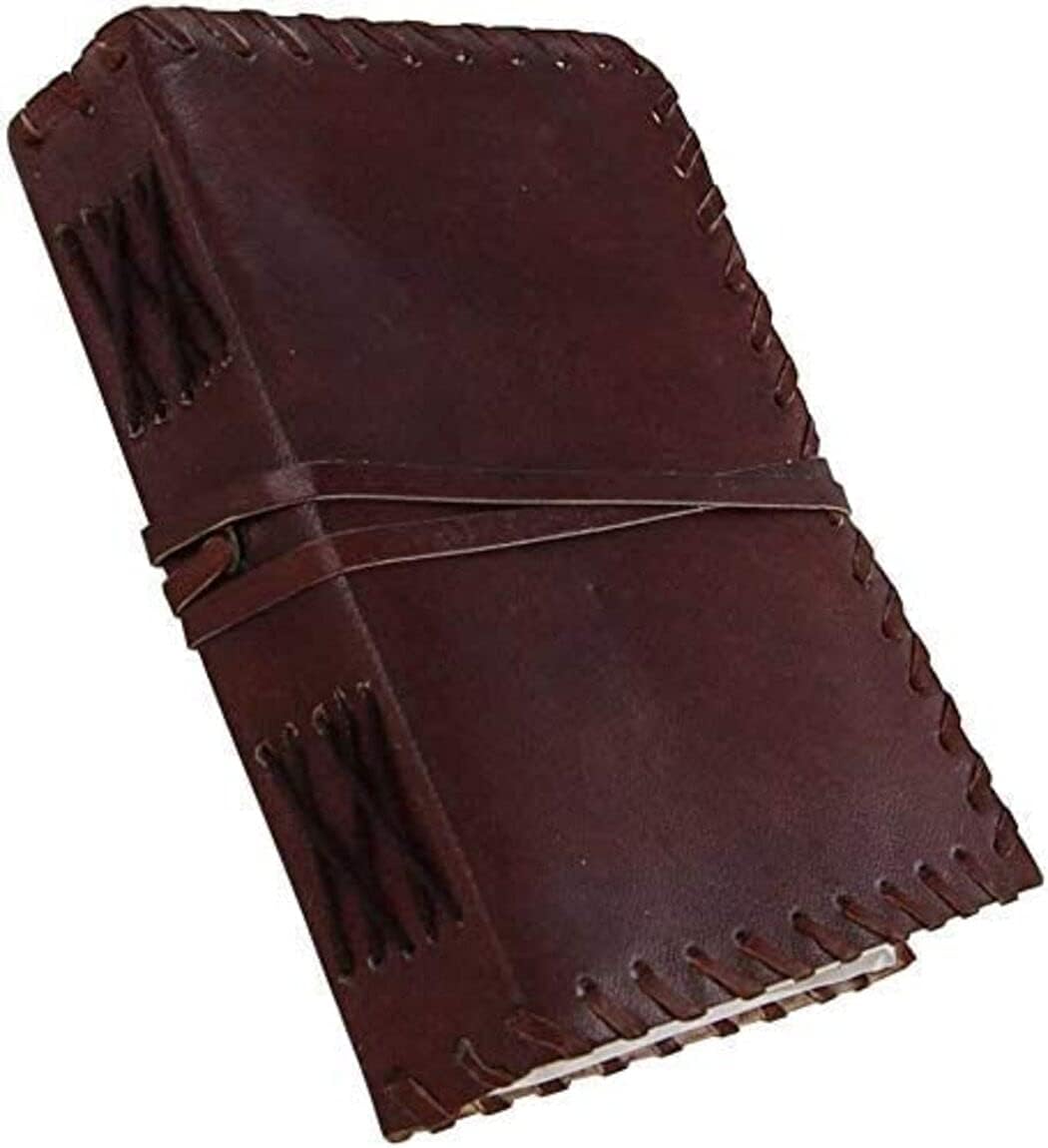Handmade Leather Bound Diary Journal Thought Book Planner For Men and Women