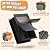 Tiylibe 3-Flap XL Dog Door for Wall, All Aluminum Extra Large Doggy Door for Wall, Heavy Duty Pet Door with Lock, Energy Efficient, Telescoping Tunnel for Interior & Exterior Wall, Pet Up to 220LB
