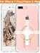Apple iPhone 7 Plus / iPhone 8 Plus Case, Modos Logicos Crystal Clear Shock Absorption Technology Bumper Soft TPU Cover Case with 360 Degree Rotating Removable Kickstand - White Stand
