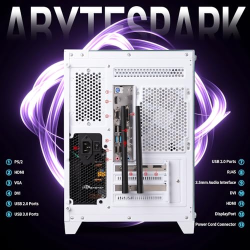 Image of Prebuilt Gaming PC Desktop,Ryzen R5 5500 Business Office Tower Computers PC | GTX1660S 6G Graphics Card, 16GB RAM and 512GB SSD, WiFi, Win11, Suitable for Study,transaction,Entertainment,Gaming, etc.