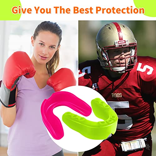 120Pcs Sport Mouth Guards Adults And Junior Youth Mouthpiece Protection Athletic Mouth Guard For Football Boxing Basketball Lacrosse Hockey Mma Martial Arts Wrestling Contact Sports Gear (Cute Color) #TOP5