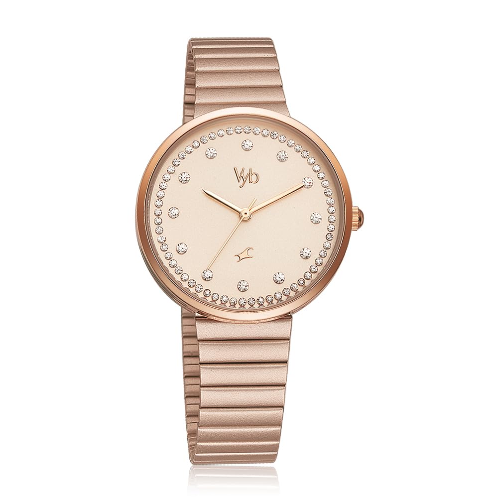 Fastrack Analog Rose Gold Dial Girl's Watch-FV60003WM01W-image-48