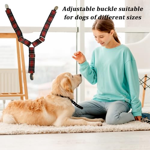 EUYKQNOI Hundewindel-Hosenträger,Hunde-Hosenträger,Hunde-Windelgeschirr, Hosenträger für hundewindeln für hündinnen läufigkeitshose Windeln, Damen, Welpen-Hosenträger, Bauchbänder, Haustier-Kleidung,M