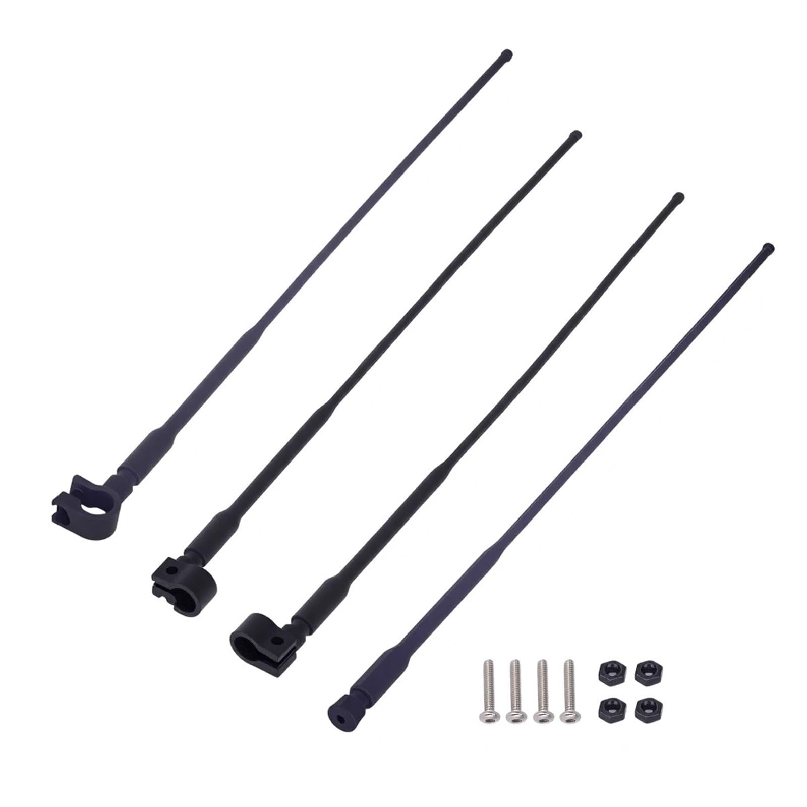 1/8 1/10 RC Car Crawler Nylon 4PCS Kit De Línea Flexible Suave Piezas Mejora Decoración Modificar Accesorios Repuesto Piezas Mejora RC