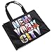 NYC Photo Reusable Shopping Tote Bag - New York City (Black) by Universal Souvenir