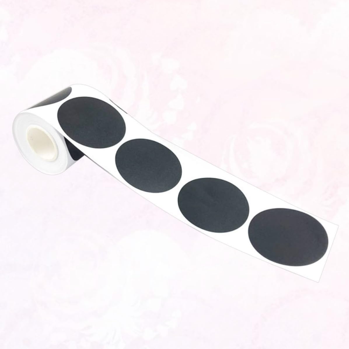 Self Adhesive Bottle Labels Roll for Seasoning, PVC Black