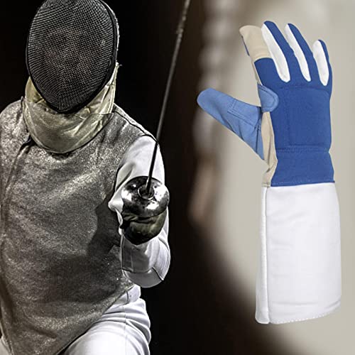 Oshhni Gant D'escrime Gants Antidérapants Équipement D'entraînement Lavable Mitaines D'escrime pour Adultes, Enfants, Femmes, Jeunes, Pratique, Match D'escri, L Droite – vue 6