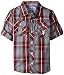 U.S. Polo Assn. Boys' Plaid Pleated Pockets Sport Shirt