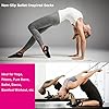 Ozaiic Yoga Socks for Women Non-Slip Grips & Straps, Ideal for Pilates, Pure Barre, Ballet, Dance, Barefoot Workout