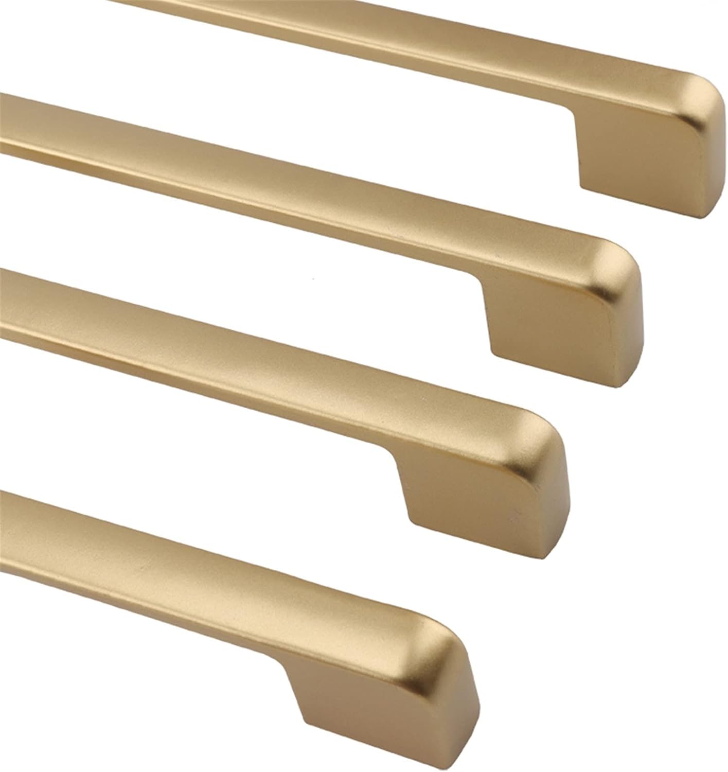 Matte Gold Cabinet Handles Solid Aluminum Alloy Kitchen Cupboard Pulls Drawer Knobs Furniture Handle Hardware 1Pcs (Color : AB42-1)