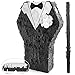 WeddingTree Pinata Bräutigam Hochzeits Anzug zum Befüllen – Pinata Hochzeit - Party Spiel Spaß zur Hochzeit Verlobung – Piniata mit Stock und Maske – 50cm hoch