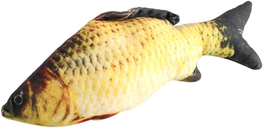 Fish Shape Plush Cushion, Creative 3D Carp Fish Shape Simulation Cushion Decoration for Sofa, Car, Bed, Great Gifts for Friends and Kids (60CM)