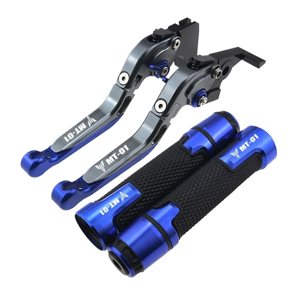 Empuñaduras De Manillar Palanca Embrague Freno Motocicleta Plegables Y Extensibles para MT 01 MT-01 MT01 2004-2009 2005 2006 2007 2008 palancas Embrague Frenos Motocicleta