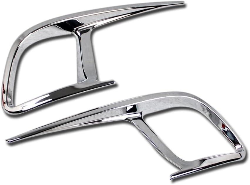 Beautost Fit for Toyota Highlander 2015 2016 2017 2018 2019 Chrome Rear Fog Light Lamp Cover Trim